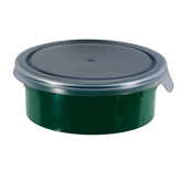 6" Green Plastic Collection Pan for Mini Stackable Sifting Classifier