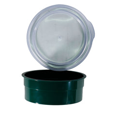 6" Green Plastic Collection Pan for Mini Stackable Sifting Classifier