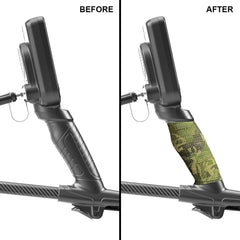 Detect-Ed Camo Metal Detector Wrap for Metal Detectors, Shovels, Diggers, Tools - Multiple Colors