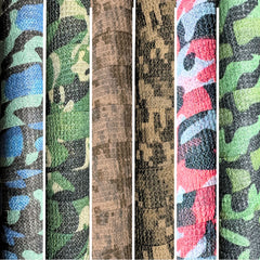 Detect-Ed Camo Metal Detector Wrap for Metal Detectors, Shovels, Diggers, Tools - Multiple Colors