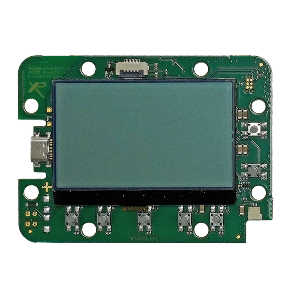 XP ICONX Remote Control PCB Replacement with LCD front view