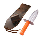 High Quality Brown Leather Sheath Right Sided & Quest Diamond Right Digger