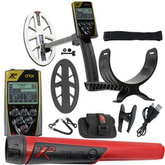 XP ORX Metal Detector with 9.5" Elliptical DD Waterproof Coil and MI-6 Pinpointer