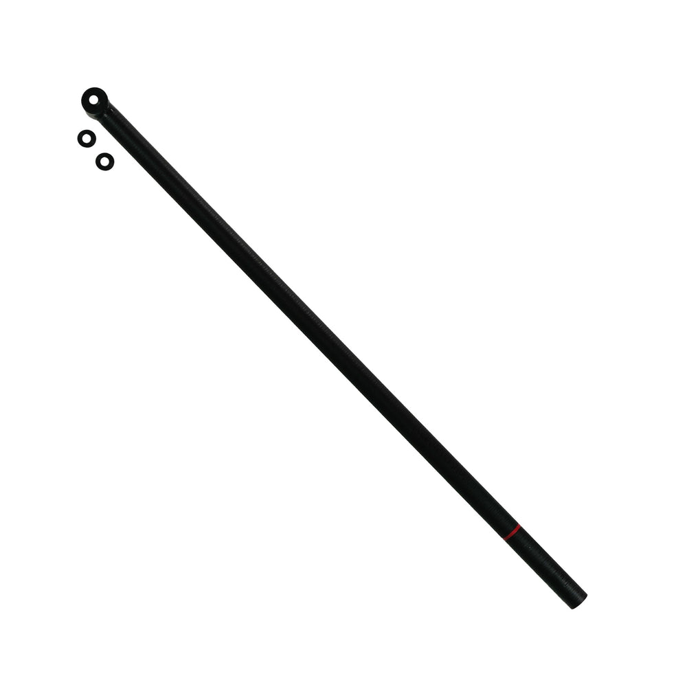 Steve's Detector Rods Glass-Fiber 22" Lower Rod for Minelab Equinox 700 and 900 in black with washers