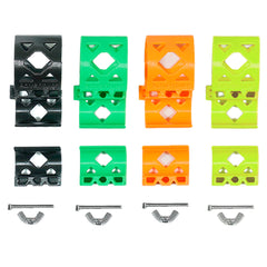 Detecting Adventure Shaft Mount Pinpointer Holder - Black, Orange, Green, and Yellow