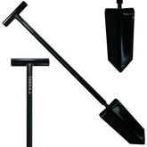 TerraX Master Digger 36" inch Shovel Serrated Shovel or Cutting Shovel with T-Handle with Protective Cover - Bundles Available
