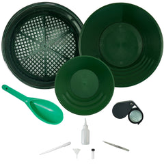 TerraX Complete Gold Panning Kit – 8-Piece Set