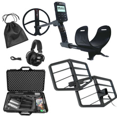 XP Deus II Metal Detector with RC, 11" Coil, WSAII-XL Headphones, and Xtrem Hunter Deep Seeking Coil Bundle