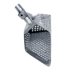 Dune Scoops Anaconda 11.5 x 6" Stainless Metal Detector Sand Scoop w/ 2 mount options
