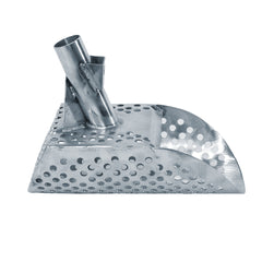 Dune Scoops Poseidon 10 x 5" Stainless Metal Detector Sand Scoop Round Holes