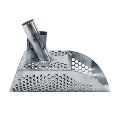 Dune Scoops Poseidon 10" x 5" Stainless Steel Metal Detector Sand Scoop Hexagon Holes