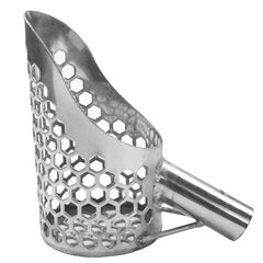 Dune Scoops Stingray 6" x 3.5" Stainless Steel Metal Detector Sand Scoop & Dune Travel Telescopic Long & Light Handle