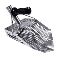 Dune Scoops ProSeries Typhon Beach Sand Scoop 1.5mm 304 Stainless Steel/Combined Holes 5-7-9mm and Carbon Fiber Rod with Handle