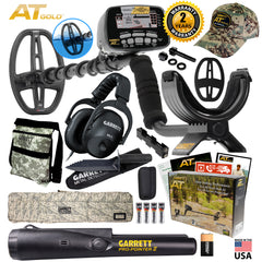 Garrett AT Gold Spring Pack Pro-Pointer II Bag Pouch Digger MS-2 Headphones Cap
