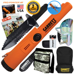 Garrett ProPointer AT Waterproof Pinpointer w/ Pouch, Digger, Scoop and Backpack