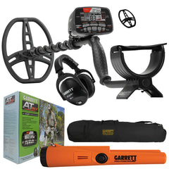 Garrett AT MAX Metal Detector with MS-3, Garrett Pro-Pointer AT, Carry Bag & More