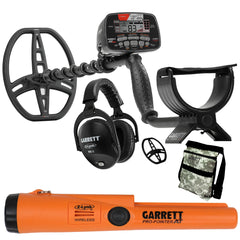 Garrett AT MAX Waterproof Metal Detector with Pro Pointer AT Z-Lynk, and Pouch