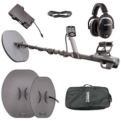 Garrett Axiom Metal Detector with 13"x11" DD Coil, 11"x7" Mono Coil and MS-3 HP
