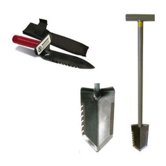 Lesche Shovel Combo, Sampson T-Handle Shovel and Right Serrated Digging Tool