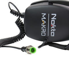 Nokta Waterproof Headphones for Nokta Kruzer, Anfibio, Legend, Simplex Series, Nokta Score Series, and FindX ProMetal Detectors
