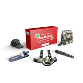 Nokta Advantage Package - Pulsedive Pinpointer, Premium Digger, Pinpointer Leg Holster, Finds Pouch, and Cap