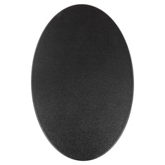 Coiltek 17 x 11" Elliptical Coil Cover Hard Plastic Skidplate Black Scuff