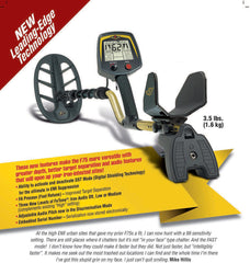 Fisher F75 Metal Detector 11” Waterproof Search Coil DD 5yr Warranty