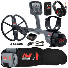 Minelab CTX 3030 Ultimate Waterproof Metal Detector with Carry Bag, Finds Pouch