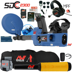 Minelab SDC 2300 Gold Metal Detector w/ Pro Find 35, Carry Bag, Finds Pouch