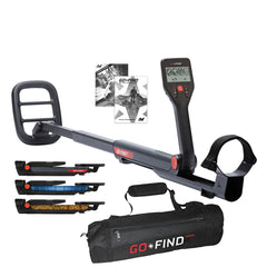 Minelab GO-FIND 22 Metal Detector with GO-FIND Black Carry Bag for Transport