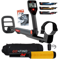 Minelab GO FIND 22 Metal Detector with PRO FIND 35 and Black Transport Carry Bag