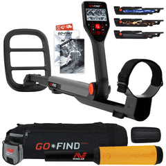 Minelab GO FIND 44 Metal Detector with PRO FIND 15, Black Carry Bag, Finds Pouch