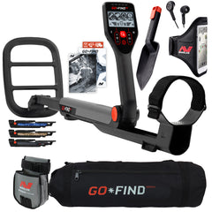Minelab GO FIND 66 Metal Detector with Black Transport Carry Bag and Finds Pouch