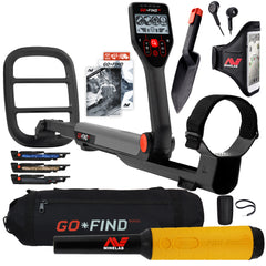 Minelab GO FIND 66 Metal Detector with PRO FIND 35 and FREE Black Transport Carry Bag