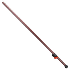 Detect-Ed Red Belly LS Carbon Fiber Upper & Lower Shaft for Minelab Equinox Detector w/ Alloy Arm Cuff