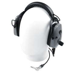 DetectorPro Ultimate Gray Ghost Platinum Series Headphones with 1/4" Angle Plug