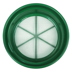 Green Plastic 13-1/4" Gold Sifting Pan Classifier 1/12 Mesh Size