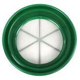 Green Plastic 13-1/4" Gold Sifting Pan Classifier 1/30 Mesh Size