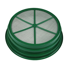 3 pc Green Plastic Gold Sifting Pan Classifier Stackable Mesh Size 1/2 1/4 1/30"