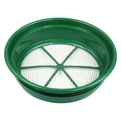 Green Plastic 13-1/4" Gold Sifting Pan Classifier 1/4 Mesh Size