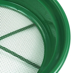 Green Plastic 13-1/4" Gold Sifting Pan Classifier 1/8 Inch Mesh Size