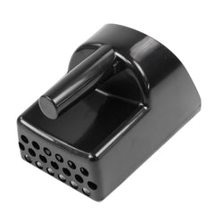 8 1/2" Black Hand Held Plastic Metal Detector Sand Scoop for Gold Prospecting