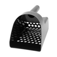 8 1/2" Black Hand Held Plastic Metal Detector Sand Scoop for Gold Prospecting