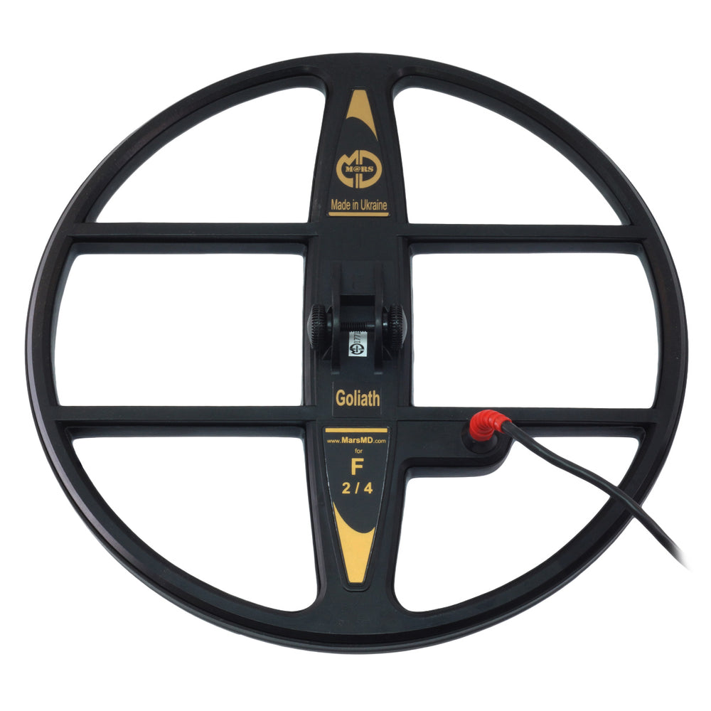 Mars Goliath 15” DD Waterproof Search Coil for Fisher F2 and F4 Metal Detector