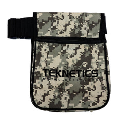 Teknetics Metal Detector Camo Finds Pouch w/ Two Large Pockets and Belt Included