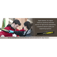Garrett Super Scanner V Hand-Held Security Metal Detector