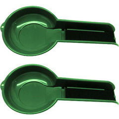 Gold Cube Green Banjo Pans 2 Pack Vortex Matting Wet and Dry Gold Pan