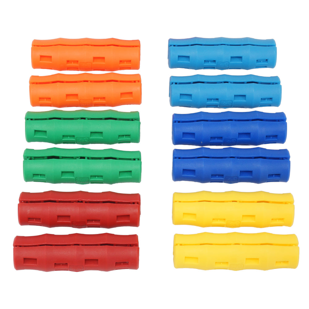 Snappy Grip Ergonomic Rainbow Assortment Bucket Handles 12 Pack