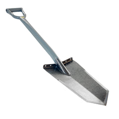 King of Spades Super Sampson Gray D-Handle Shovel with Heat Treated Blade