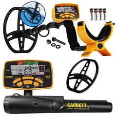 Garrett ACE 400 Metal Detector with DD Waterproof Search Coil and Pro Pointer II